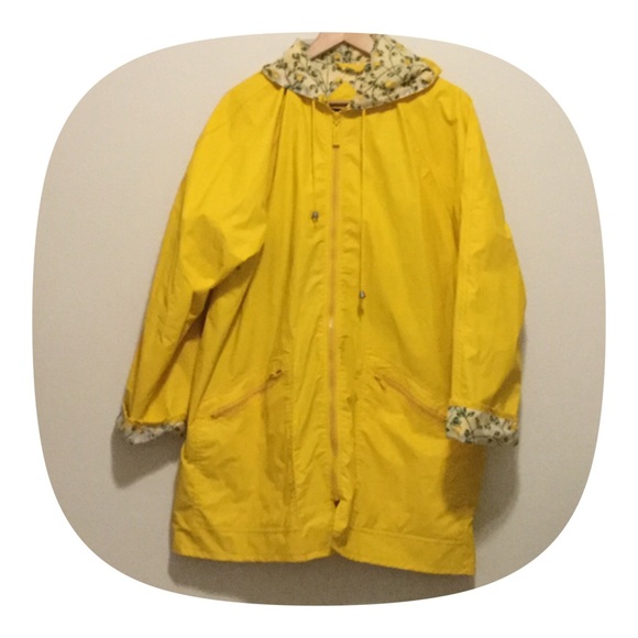 totes yellow raincoat